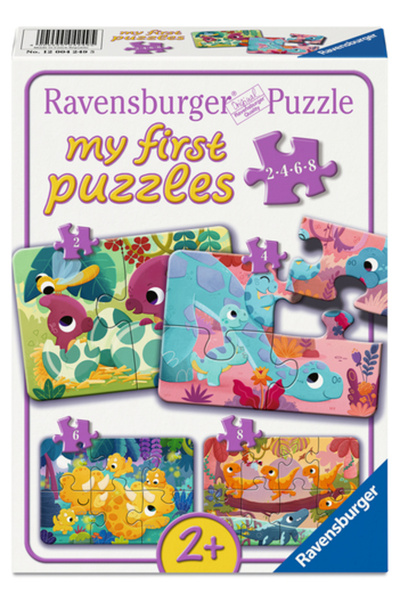 RAVENSBURGER Puzzle Sweet Dinos 2/4/6/8pcs (12004249)