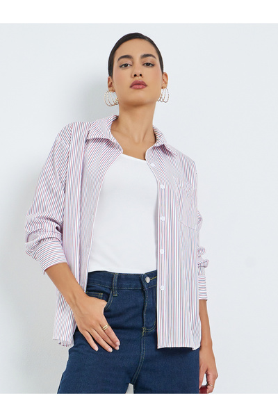 Styli Striped Long Sleeve Regular Shirt