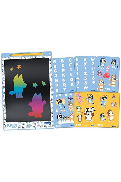 LEXIBOOK Tabletă de desen cu cerneală electronică Bluey Learning cu șabloane ...