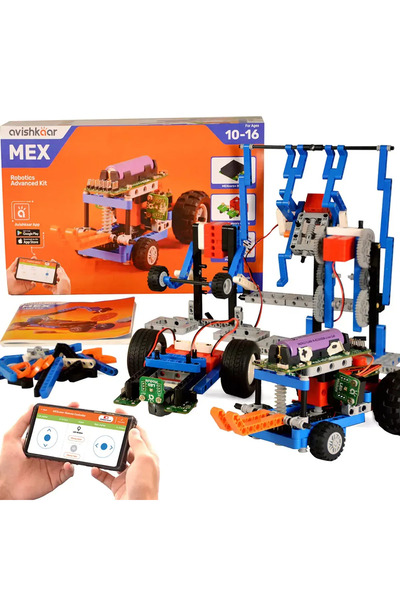 avishkaar Kit robotica pentru copii, MEX Robotics Advanced Kit