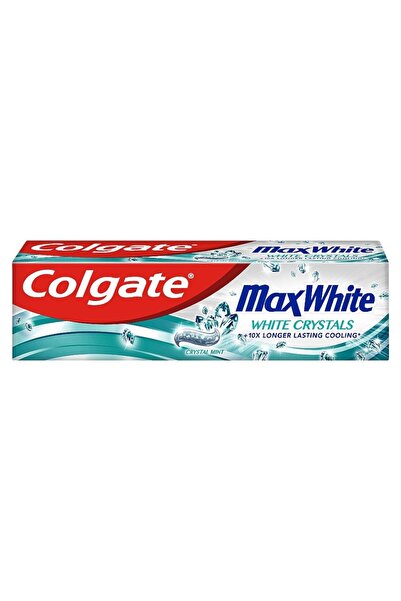 Colgate Set 4 x Pasta de Dinti Max White Crystal Mint, Menta, 100 ml
