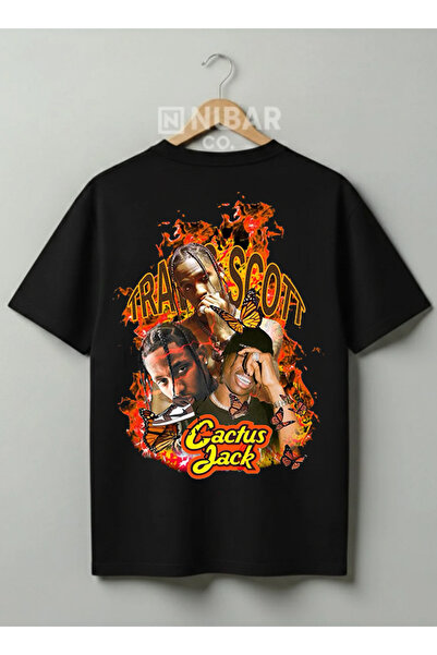 Grafftee Clothing تي شيرت ترافيس سكوت مطبوع ستريت ستايل للجنسين 100% مصنوع من...