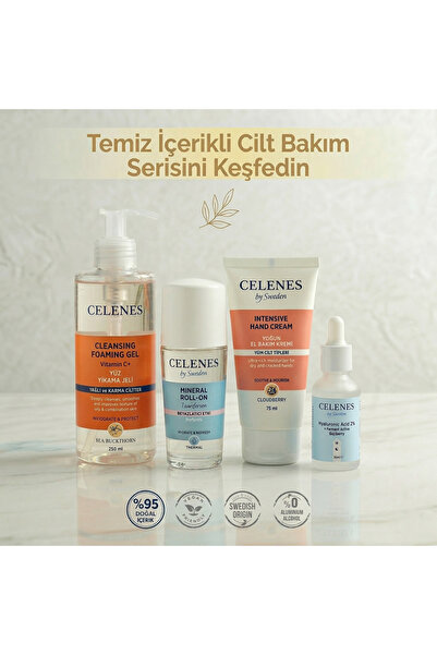 celenes by sweden Temiz İçerikli Cilt Bakım Serisini Keşfedin