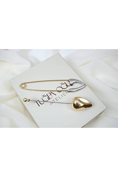 ATELİER TUĞBA BRŞ051 ÇENGELLİ İĞNE MODEL BROŞ