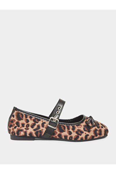 Styli Leopard Print Ballerinas