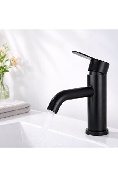 Alessandro DESIGN Baterie Lavoar, Inox SUS304, Negru