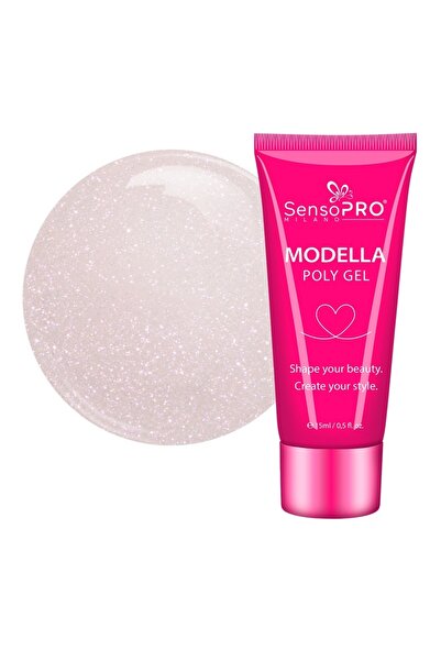 SensoPRO Milano Polygel MODELLA - Blush Pearl, 15ml