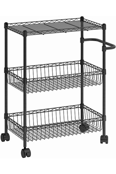 Garvee Heavy Duty 3-Tier Metal Kitchen Storage Cart