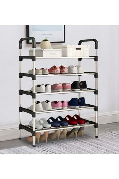 SWİFT 5 Tier Shoe Rack Stand Heavy Duty Sturdy Storage Self Organizer Up to 1...