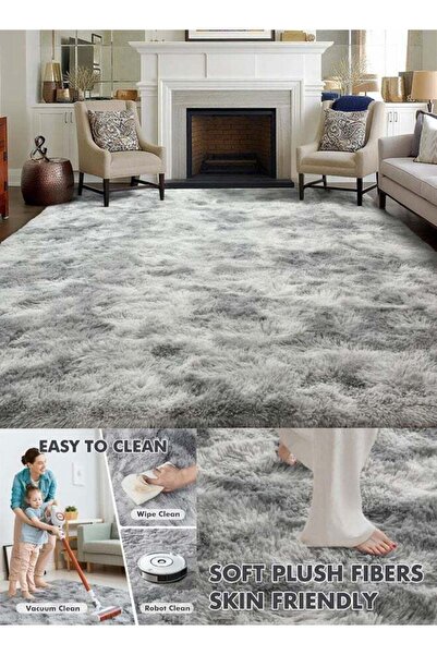 Generic Fuzzy Abstract Area Rug – Plush Carpet for Bedroom, Living Room, Kids...