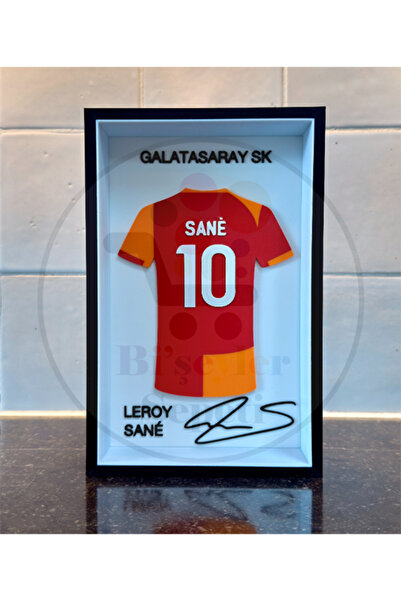 Bi'şeyler Sepeti Leroy Sané - Galatasaray SK - Forma İmzalı Çerçeve Hediyelik...