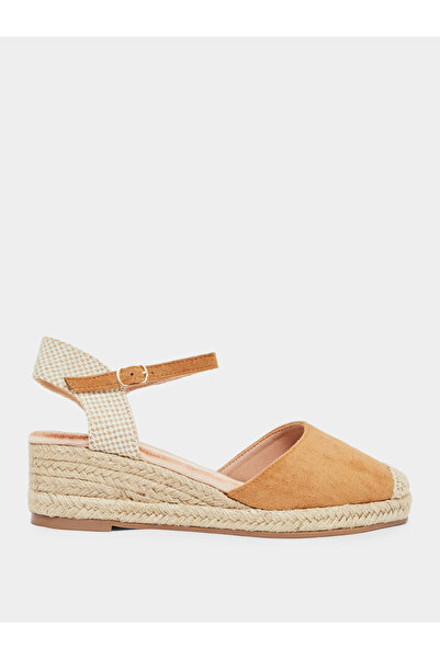 Styli Brown Wedge Espadrilles