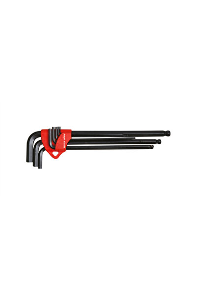 CER-PA NORM Ballpoint Round Head Allen Tool Set 9 Pieces Long