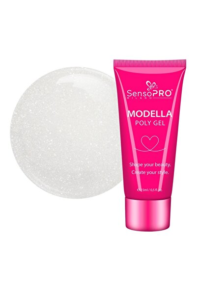 SensoPRO Milano Polygel MODELLA - Pearl Shimmer, 15ml