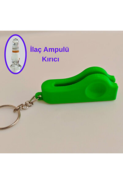 3D Karamürsel Pratik İlaç Ampulü Kırıcı Anahtarlık - Güvenli Cam Ampul Açıcı ...
