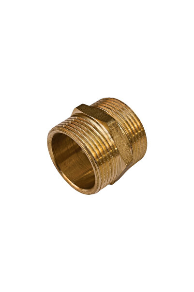 regata Brass Nipple Fitting 2" Premium, Male Thread Both Ends,