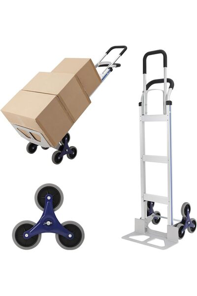 Garvee Heavy Duty Aluminum Stair Climbing Hand Truck Dolly