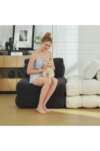 Garvee Folding Sofa Bed – Convertible Sleeper Chair with Pillow, collapsible ...