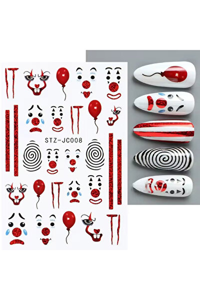 delis Nail stickers Marquise, STICKER95, Clown