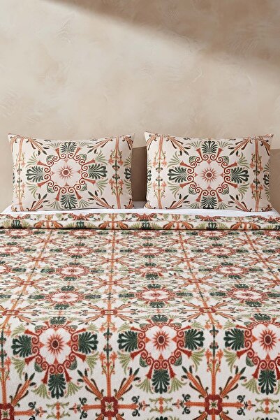 Rivaİstanbul Ethnic Palace Double Plush Blanket