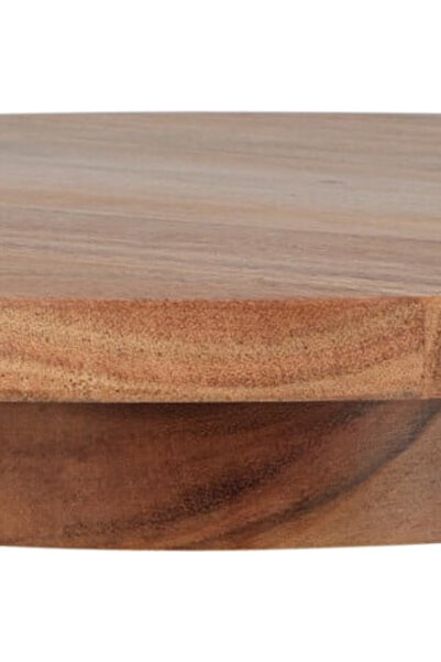 Excellent Houseware round serving tray, acacia wood, 37x5 cm, brown