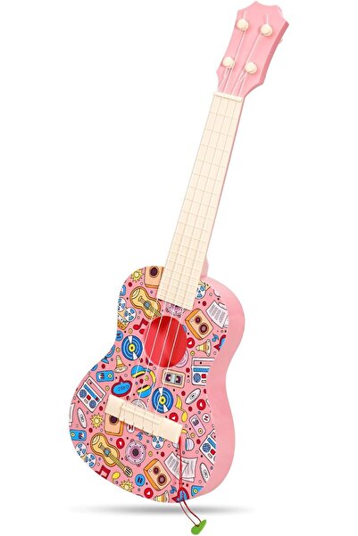 Arabest 21 Inch Kids Ukulele Guitar with 4 Strings and Picks, Musical Toy for...