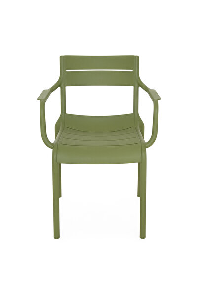 Maison Mex Scaun gradina/terasa CRUSOE L.54.5 l.58.5 H.81.8 verde