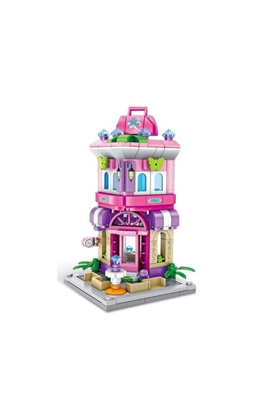 NW NessiWorld P657038 حقيبة لعبة مكعبات بناء مكونة من 266 قطعة