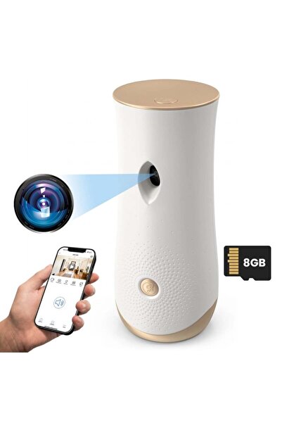 iUni Cameră Wi-Fi IP77 în odorizant, Full HD, 8GB, vizualizare live pe telefon