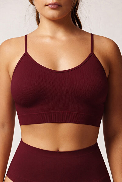 BALDINI Textured microfiber cami top GRAIN