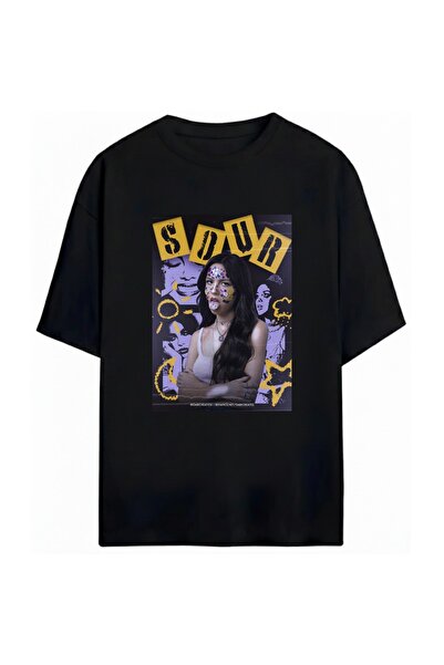 SVART WEAR Olivia Rodrigo Unisex Oversize %100 Pamuklu T-Shirt