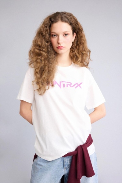 DeFacto Kpop - Demon Hunters Oversized T-Shirt H0526Ax26Sm