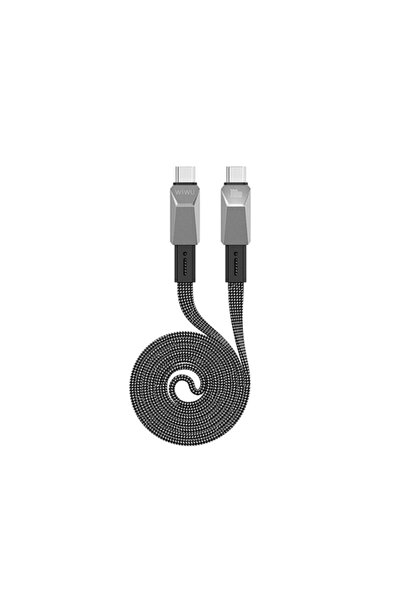 WIWU كابل سايبرلينك WI-C078 من سلسلة 100 واط، مضفر من النايلون المغناطيسي، من...