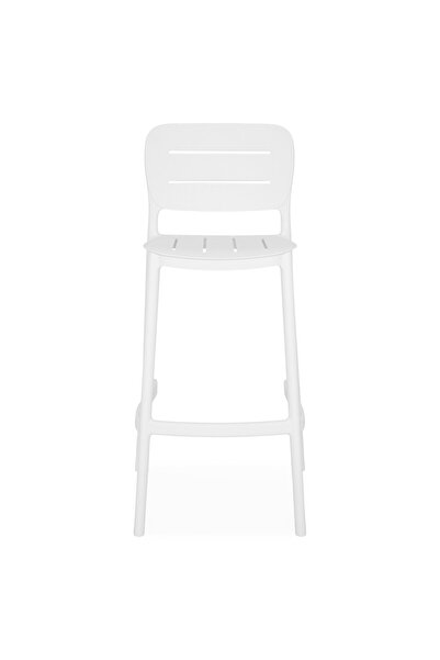 Maison Mex Scaun bar gradina/terasa MARCO L.48.8 l.50 H.103.6 alb