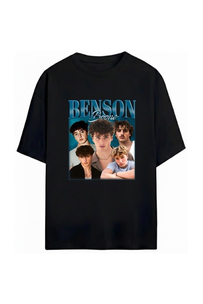 SVART WEAR Benson Boone unisex majica prevelikog kroja od 100% pamuka
