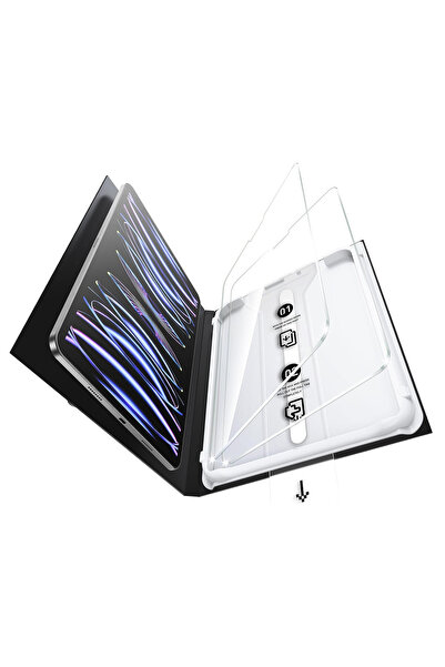 AERX 9H tempered glass screen protector for iPad Pro 13 inch, ultra-thin, com...