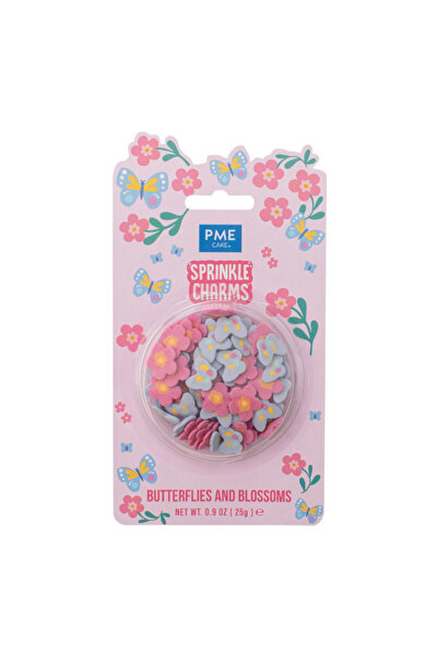 PME Butterflies and Blossoms Sprinkle Mix, 25g -