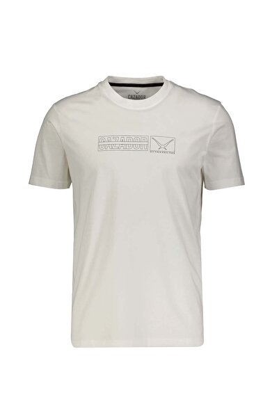 Cazador Men's T-Shirt 44790 Ecru