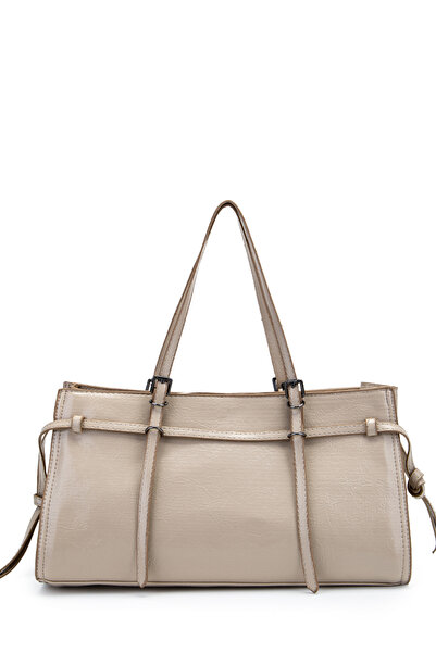 minebag Negru detaliu cu lanț Bonnie pentru femei, mână și umăr, geantă Bej