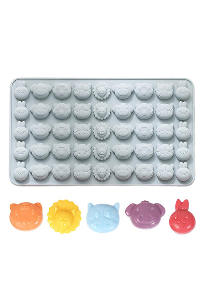 Eminonutoptanci قالب كيك من السيليكون، قالب شوكولاتة على شكل حيوانات صغيرة، ق...