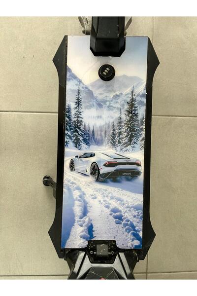 bisiklet dünyam Onvo RX4 Scooter Deck | Tabanlık Yapışkanlı 2.8MM Araba Kolek...