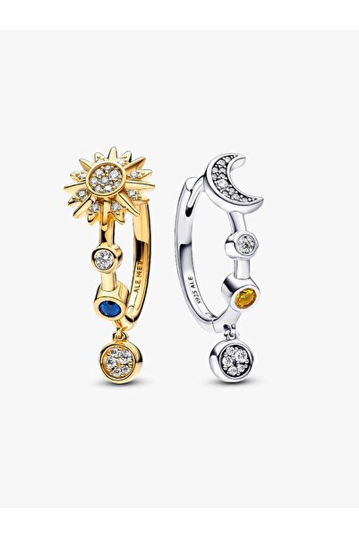 Pandora Two-tone Sparkling Solar System Earrings