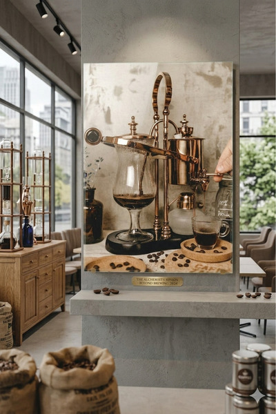 BLT DİZAYN Minimal Coffee Corner Aesthetic Design Glass Table