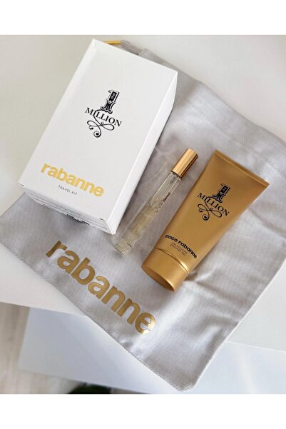 Paco Rabanne 1 Million Travel Kit EDT 10ml + Shower Gel 100ml + Pouch