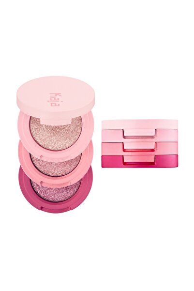 Kaja Beauty Bento Bouncy Shimmer Eyeshadow Trio