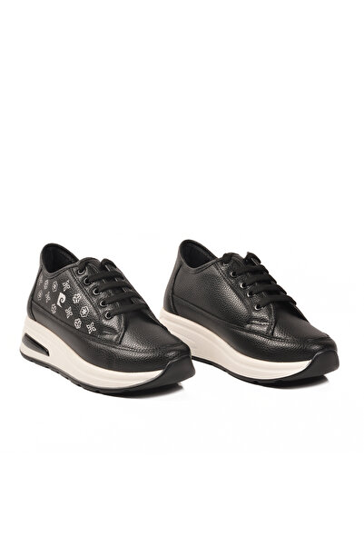 Pierre Cardin PC-54779 Z Μαύρο-Λευκό Γυναικεία Casual Παπούτσια