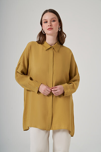 Nuss Oversized Basic Summer Shirt 3001 Amber