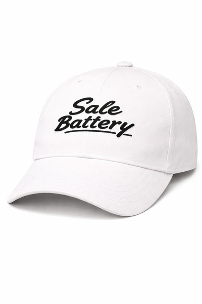 ZERAMİNE Sale Battery Embroidered Unisex Baseball Cap – Adjustable Sports Cap