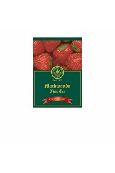 Mackwoods Tea شاي أسود لذيذ بنكهة الفراولة، من مزرعة مفرد ، في 25 كيس شاي مغل...