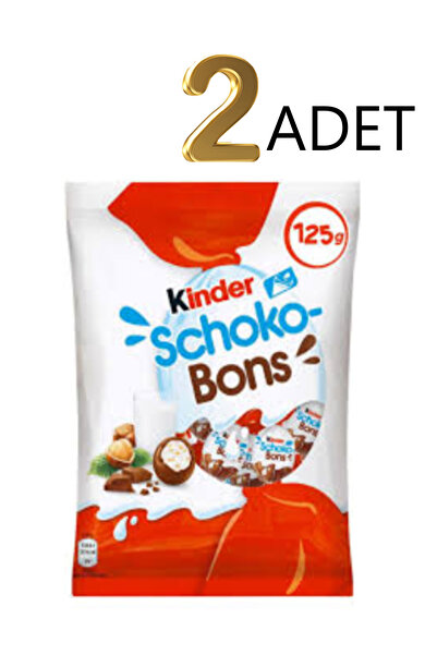 Pofika Kinder Schoko Bons Çikolatalı Fındıklı Mını Yumurtalar 125 Gr 2 ADET